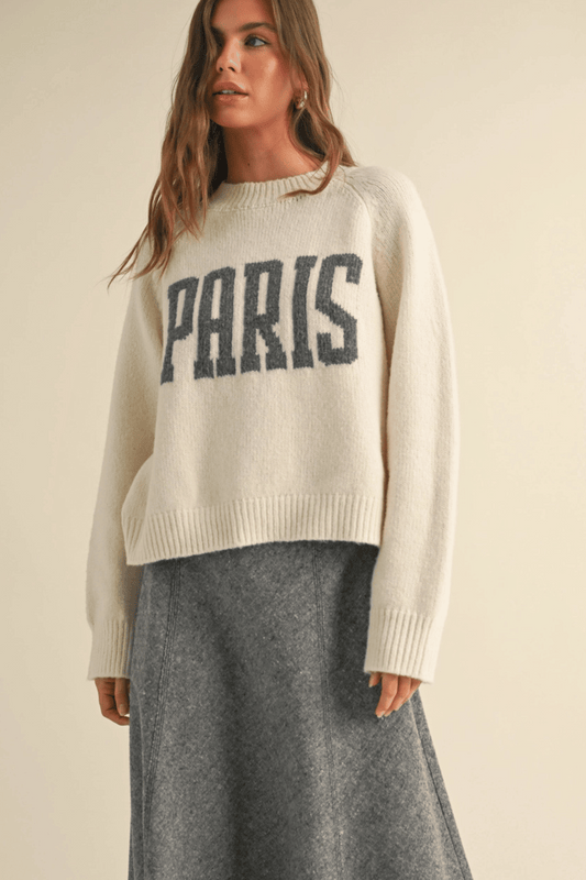 PARIS Knit Sweater Top