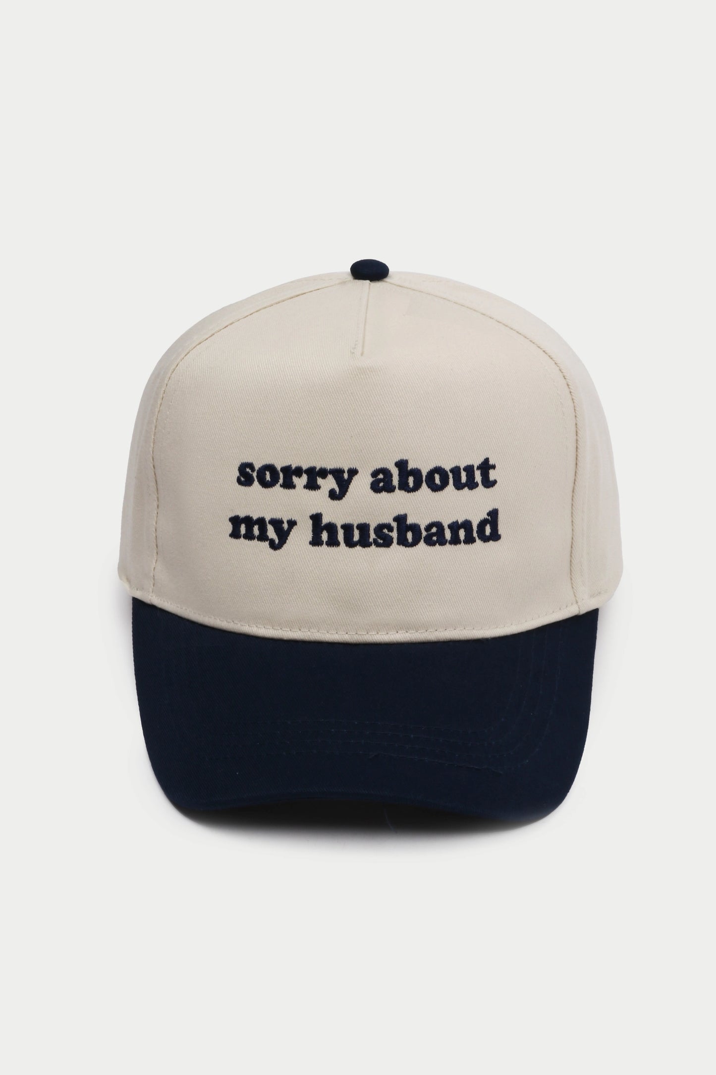 Sorry About My Husband Navy Two Tone Baseball Cap