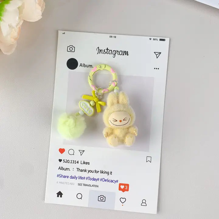 Labubu Keychain Accessory