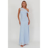 One Shoulder Sheer Maxi Dress