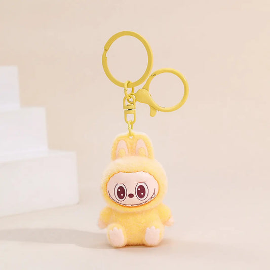 Labubu Flocking Keychain