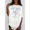 Stay Salty Oversized Graphic Tee