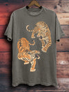Leopard and Tiger Graphic Top
