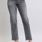 Rhinestone Detail Straight Jeans