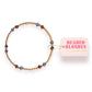Charlotte Bracelet in Denim and Mocha