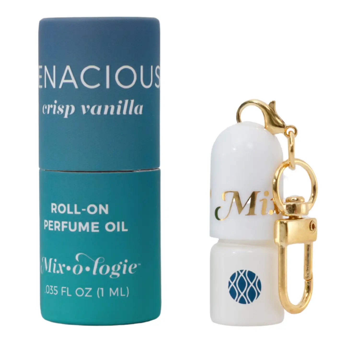 Tenacious (Crisp Vanilla) Keychain Mini Roll-On Perfume