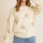Champagne Tinsel Knit Sweater
