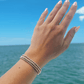 Sterling Silver Classic 2 MM Tarnish Free Stretch Bracelet