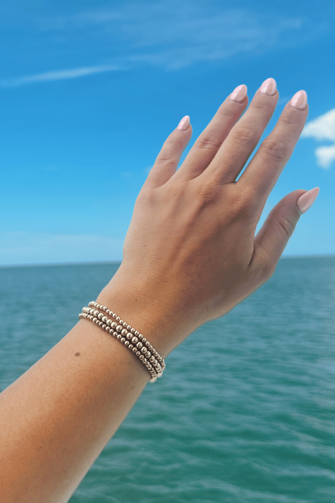 Sterling Silver Classic 3 MM Tarnish Free Stretch Bracelet