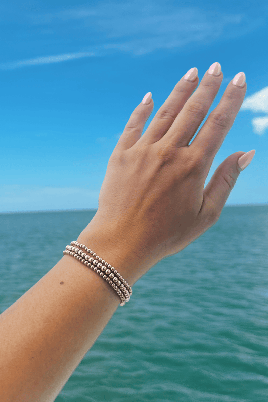 Sterling Silver Classic 2 MM Tarnish Free Stretch Bracelet