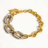 Lanni 18K Gold Non-Tarnish Multi Chain Bracelet