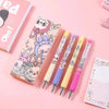 Labubu Erasable Press Gel Pen Cute Labubu pen-4pcs Set