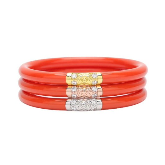 Coral Three Kings All Weather Bangles