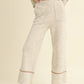 The Taylor Color Contrast Detail Knit Pants