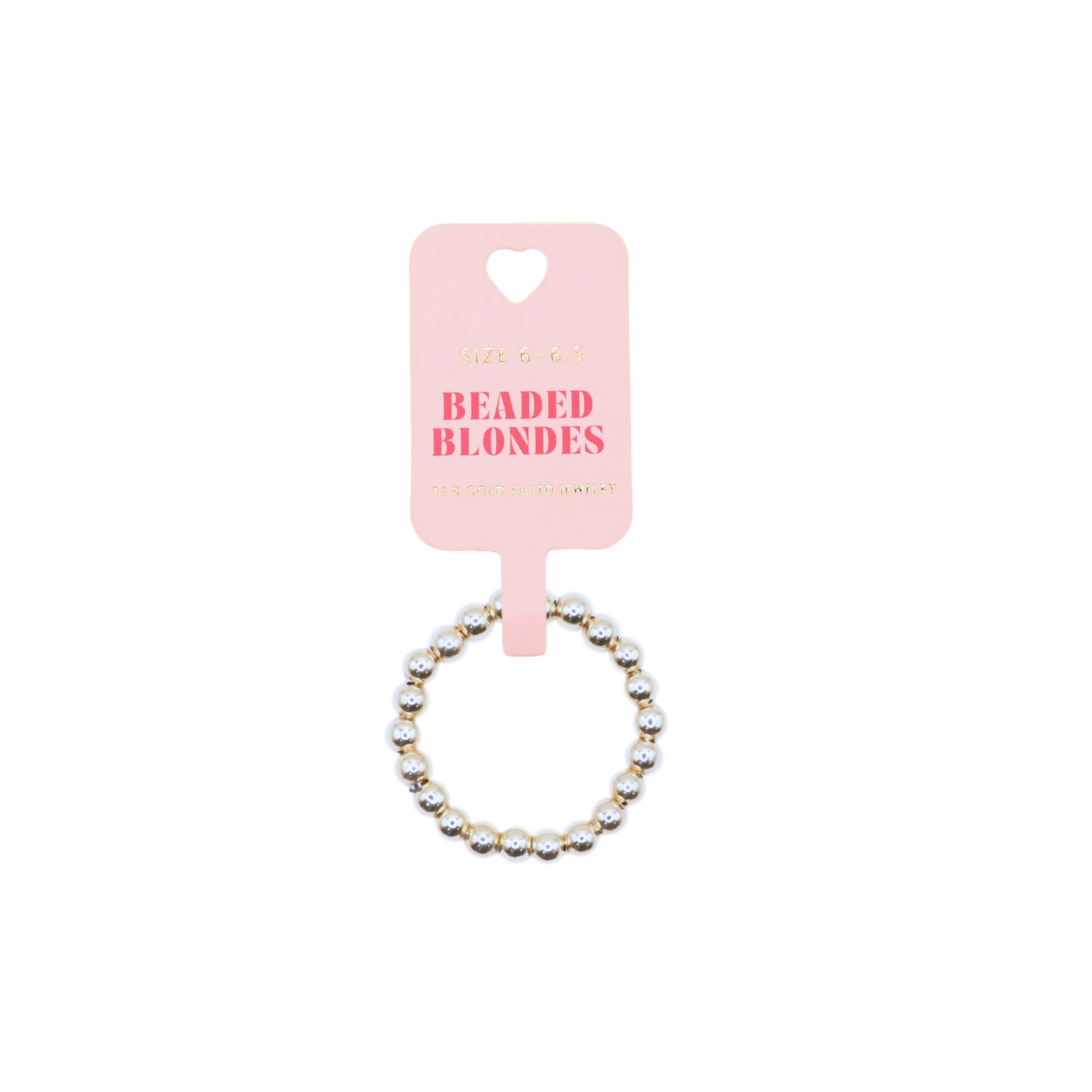 Lauren Beaded Band in Silver