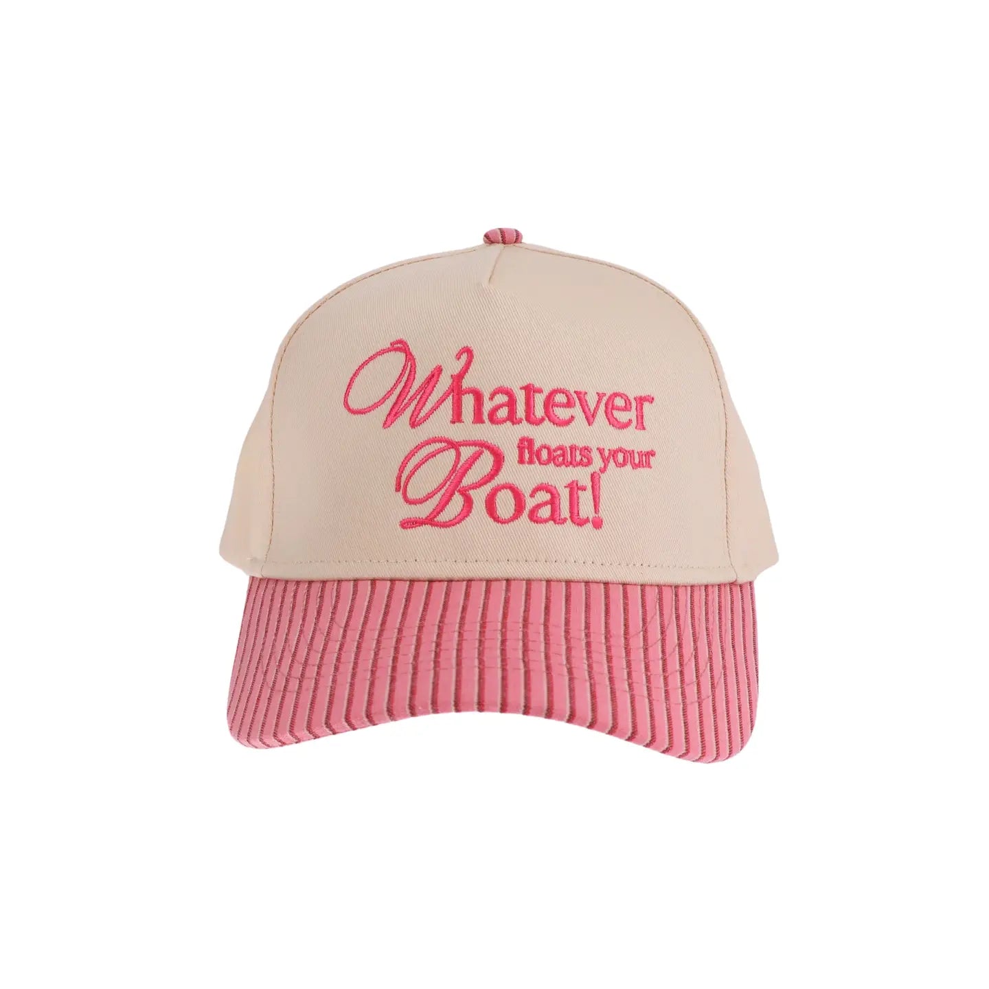 Whatever Floats Your Boat Embroidered Trucker Hat