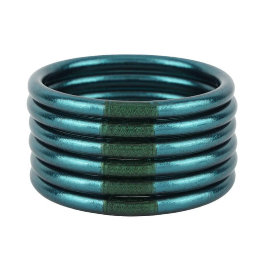 Plume Bangles (Serenity Prayer) - Set of 6