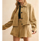 Suede Jacket with Pocket