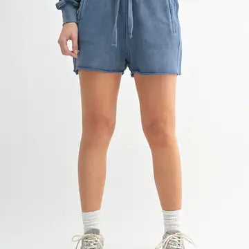 Mineral Wash Luxe Shorts