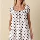 Alia Polka Dot Babydoll Dress