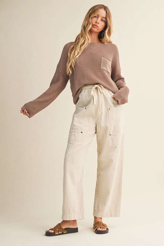 Side Pocket Wide Pants