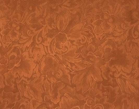Copper Jacquard Silk Scarf