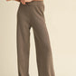 Straight Leg Knitted Pants