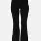 High Waisted Flared Fleece Leggings