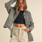 Leopard Print Stretch Shacket