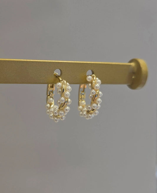 Pearl Hoops