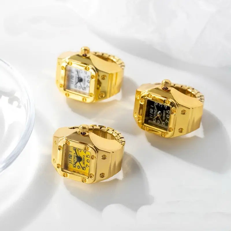 Stainless Steel Ring-Shaped Watch Design