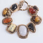 Irregular Metal Stone Bracelet