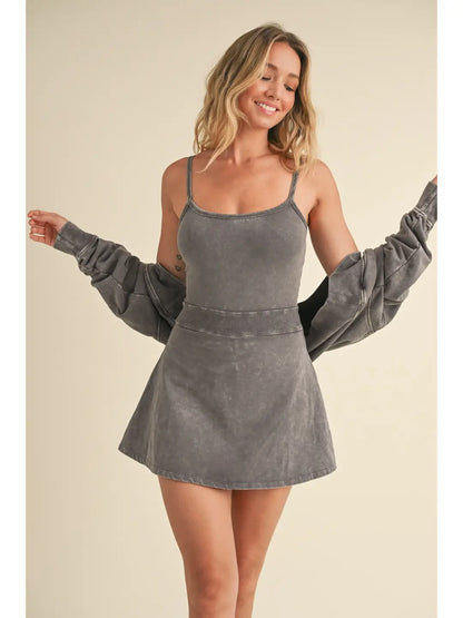 Mineral Wash Cami Mini Dress