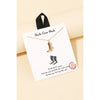 Gold Dipped Western Cowboy Boots Pendant Necklace