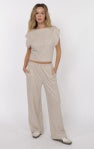 Elastic Waist Knit Pant