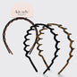 Zig Zag Headband 2pc - Black & Tortoise