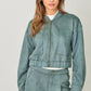 Suede Bomber Jacket