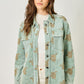Washed Corduroy Embroidery Jacket