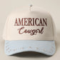 American Cowgirl Embroidered Star Denim Trucker Hat