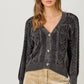 Mixed Weaving Sweater Cardigan