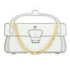 Bag Chain with Round Snap Hook Clasps