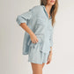 Textured Stripe Pattern Knitted Top