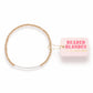 Bar Bracelet in Gold with Silver