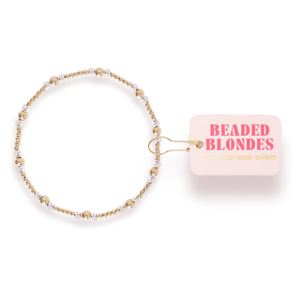 Dainty Sutton Bracelet in Gold with Silver