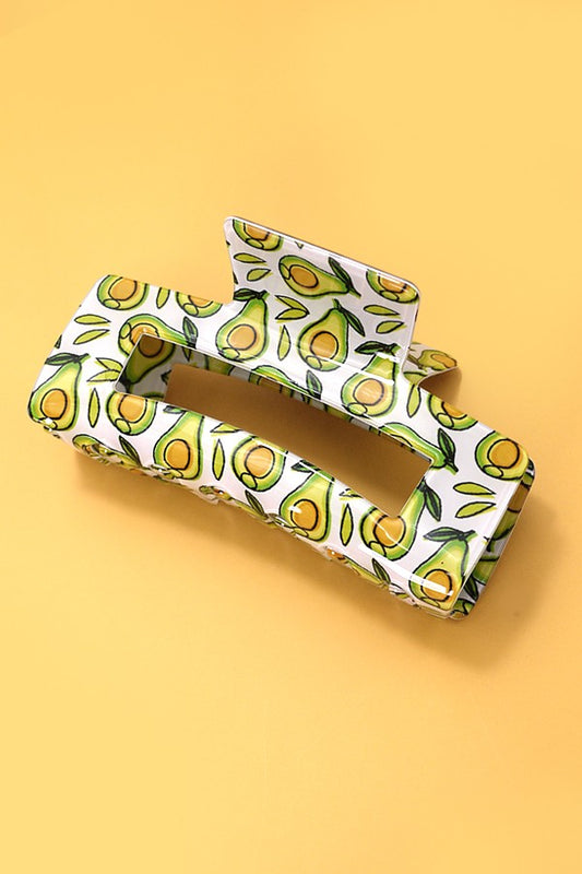 Fruits Rectangle Hair Claw Clips