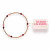 Charlotte Bracelet in Blush and Burgundy