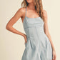 Washed Denim Romper