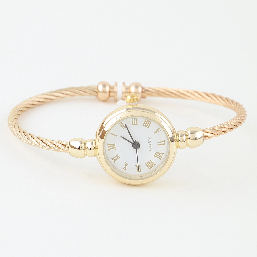 Quartz Twisted Rope Watch Bracelet