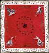 Burgundy Fences Limited Edition Silk Scarf