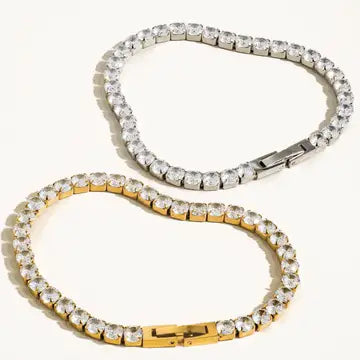 René Non-Tarnish Rhinestone Dressy Bracelet